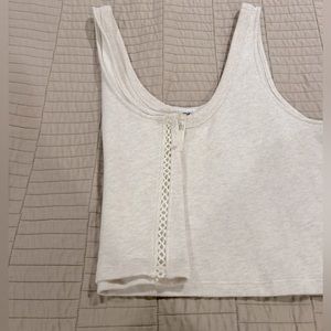 NWT Aerie Weekend Fleece Tank Top